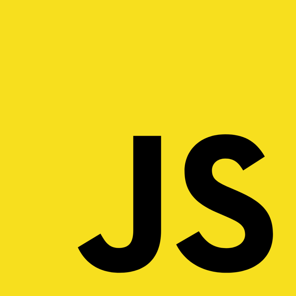 This is a JS logo image, this stickers lets you know that "We Will Code" teaches JavaScript, for beginners, as well as more advanced concepts and features.