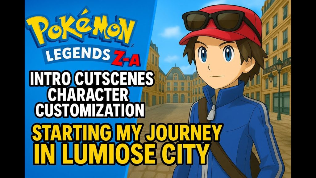 Pokémon Legends Z-A walkthrough thumbnail for Main Mission Intro showing gameplay and story progression.